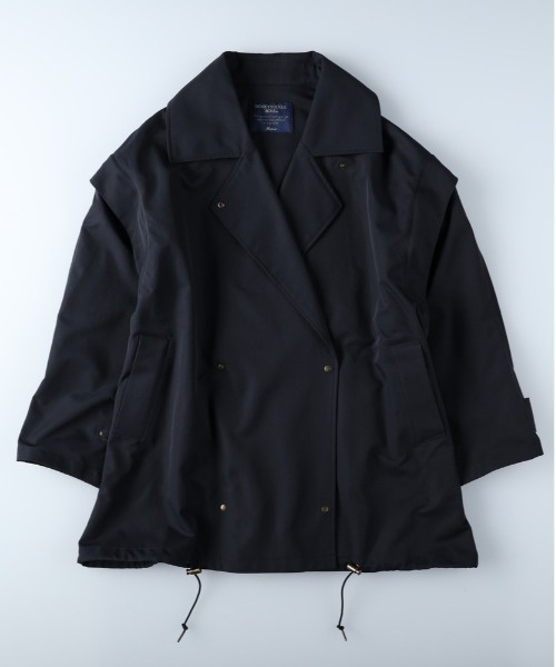 HONEYSUCKLE ROSE（ハニーサックルローズ）の「【HONEYSUCKLE ROSE】マルチトレンチコート（トレンチコート・レディース・ネイビー/ベージュ・M/L）」の8枚目の写真