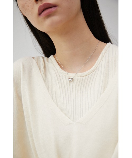 AZUL by moussy(アズールバイマウジー)の「NUANCE BAR NECKLACE/ニュアンスバーネックレス(ネックレス・レディース・シルバー/ゴールド系その他・FREE)」の6枚目の写真