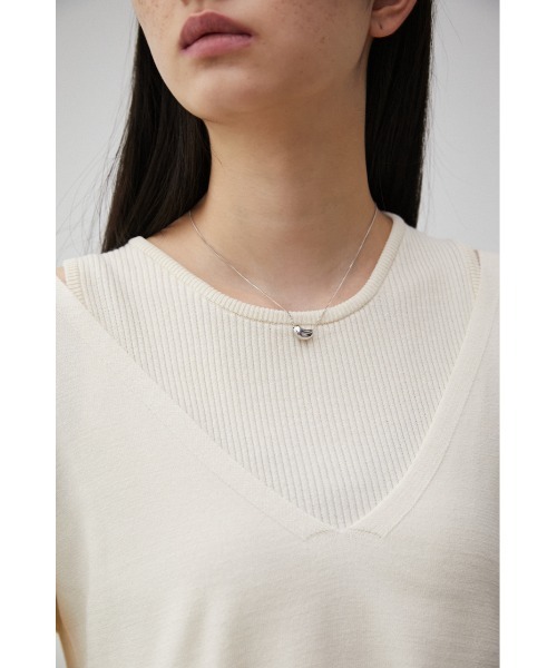 AZUL by moussy(アズールバイマウジー)の「NUANCE BAR NECKLACE/ニュアンスバーネックレス(ネックレス・レディース・シルバー/ゴールド系その他・FREE)」の7枚目の写真