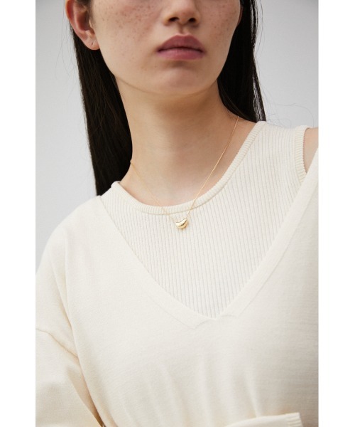 AZUL by moussy(アズールバイマウジー)の「NUANCE BAR NECKLACE/ニュアンスバーネックレス(ネックレス・レディース・シルバー/ゴールド系その他・FREE)」の14枚目の写真