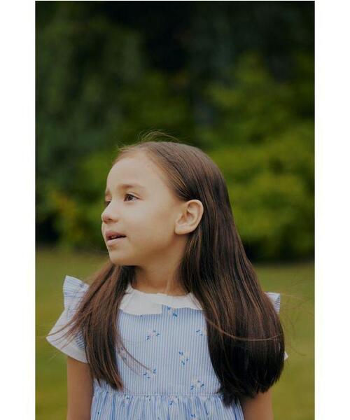 agnes b.（アニエスベー）の「キッズ コットン 半袖 フリル ブラウス（シャツ/ブラウス・キッズ・ホワイト・6YEAR/12YEAR/8YEAR/4YEAR/10YEAR）」の4枚目の写真