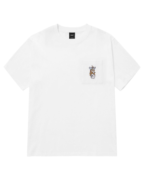 HUF（ハフ）の「DICEY POCKET TEE / HUF ポケットTシャツ（Tシャツ/カットソー・メンズ・ブラック/ホワイト/ブルー系その他・MEDIUM/X-SMALL/X-LARGE/LARGE/XX-LARGE/SMALL）」の21枚目の写真