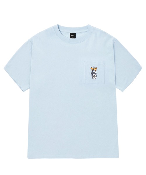 HUF（ハフ）の「DICEY POCKET TEE / HUF ポケットTシャツ（Tシャツ/カットソー・メンズ・ブラック/ホワイト/ブルー系その他・MEDIUM/X-SMALL/X-LARGE/LARGE/XX-LARGE/SMALL）」の19枚目の写真