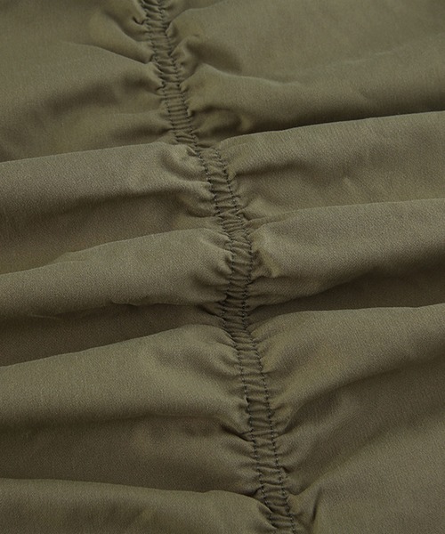 ANOTHER S(アナザーエス)の「ギャザーロングスカート(スカート・レディース・グリーン/ブラック・FREE)」の5枚目の写真