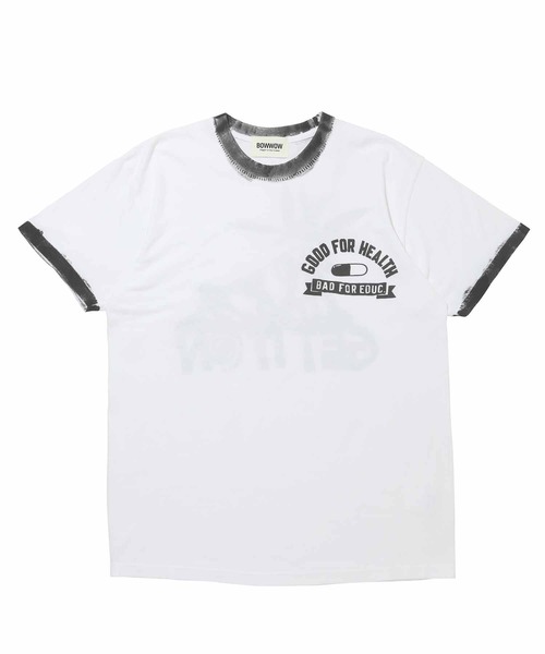 BOWWOW／骨Tシャツ BOWWOW - BOW WOW バウワウ JOINT TEE(BW251-JT)WHITE DAMAGED | mark