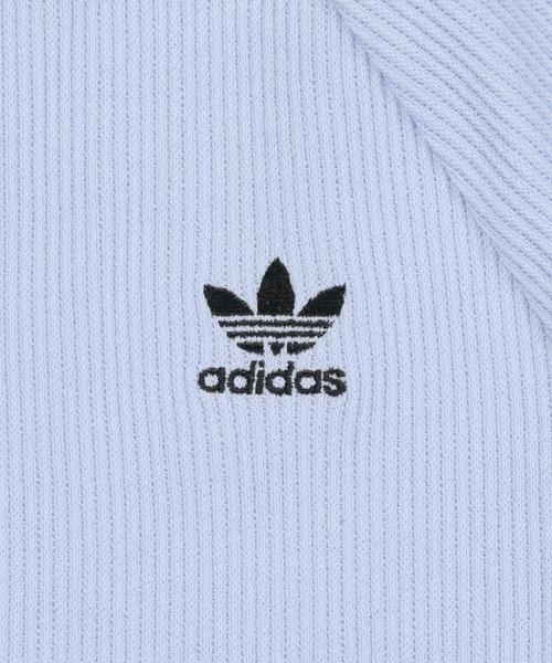 adidas(アディダス)の「【adidas / アディダス】スリーストライプス スリム半袖Tシャツ(Tシャツ/カットソー・レディース・ラベンダー/ブラウン/アイボリー・S)」の15枚目の写真