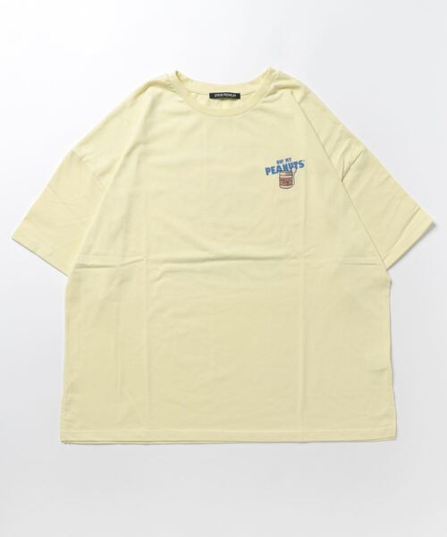 SpRay（スプレイ）の「ピーナッツプリントＴシャツ（Tシャツ/カットソー・レディース・オートミール/オフホワイト/ミント/ブラック/イエロー・FREE）」の16枚目の写真