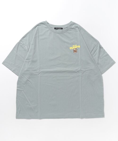 SpRay（スプレイ）の「ピーナッツプリントＴシャツ（Tシャツ/カットソー・レディース・オートミール/オフホワイト/ミント/ブラック/イエロー・FREE）」の17枚目の写真