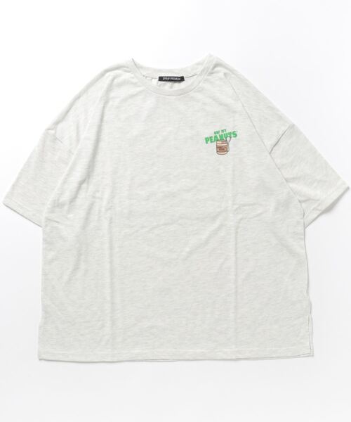 SpRay（スプレイ）の「ピーナッツプリントＴシャツ（Tシャツ/カットソー・レディース・オートミール/オフホワイト/ミント/ブラック/イエロー・FREE）」の18枚目の写真