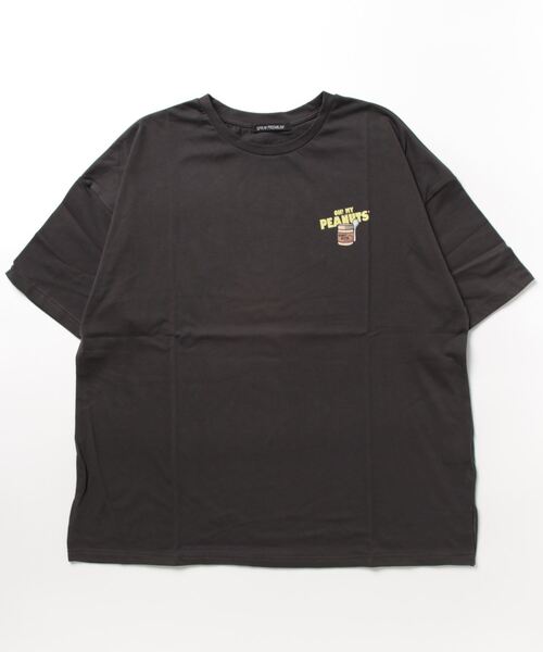 SpRay（スプレイ）の「ピーナッツプリントＴシャツ（Tシャツ/カットソー・レディース・オートミール/オフホワイト/ミント/ブラック/イエロー・FREE）」の19枚目の写真