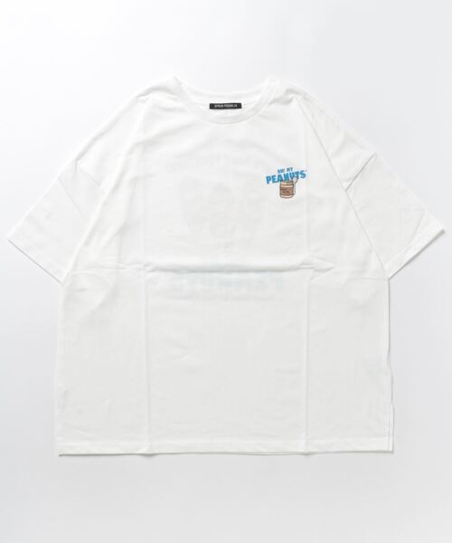 SpRay（スプレイ）の「ピーナッツプリントＴシャツ（Tシャツ/カットソー・レディース・オートミール/オフホワイト/ミント/ブラック/イエロー・FREE）」の20枚目の写真