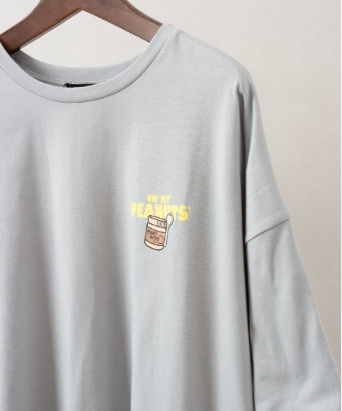 SpRay（スプレイ）の「ピーナッツプリントＴシャツ（Tシャツ/カットソー・レディース・オートミール/オフホワイト/ミント/ブラック/イエロー・FREE）」の12枚目の写真