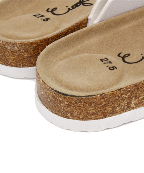 CIAOPANIC（チャオパニック）の「【Ciaopanic】　2ベルトサンダル（サンダル・メンズ・ブラック/ホワイト・27.5cm/27/26）」の3枚目の写真