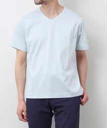 Stutostein Nolley's | 接触冷感 VネックベーシックTシャツ(Tシャツ/カットソー)