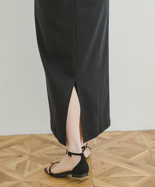 ITEMS URBANRESEARCH（アイテムズ アーバンリサーチ）の「『UR TECH』ソデボリュームワンピース（ワンピース・レディース・ブラック/グリーン・FREE）」の21枚目の写真