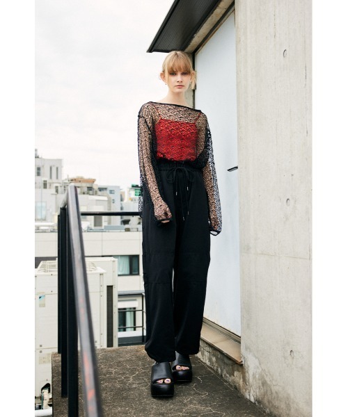 SLY（スライ）の「OVERSIZE NET TOPS オーバーサイズ ネット