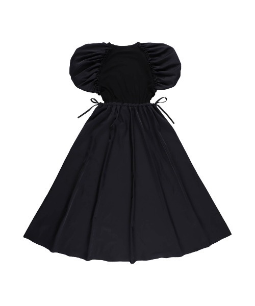 MIRO AMURETTE（ミロアミュレット）の「raglan volume onepiece/リブニットワンピース（ワンピース・レディース・ブラック・SMALL/MEDIUM）」の3枚目の写真