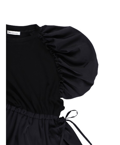 MIRO AMURETTE（ミロアミュレット）の「raglan volume onepiece/リブニットワンピース（ワンピース・レディース・ブラック・SMALL/MEDIUM）」の9枚目の写真