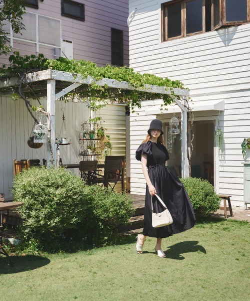 MIRO AMURETTE（ミロアミュレット）の「raglan volume onepiece/リブニットワンピース（ワンピース・レディース・ブラック・SMALL/MEDIUM）」の16枚目の写真