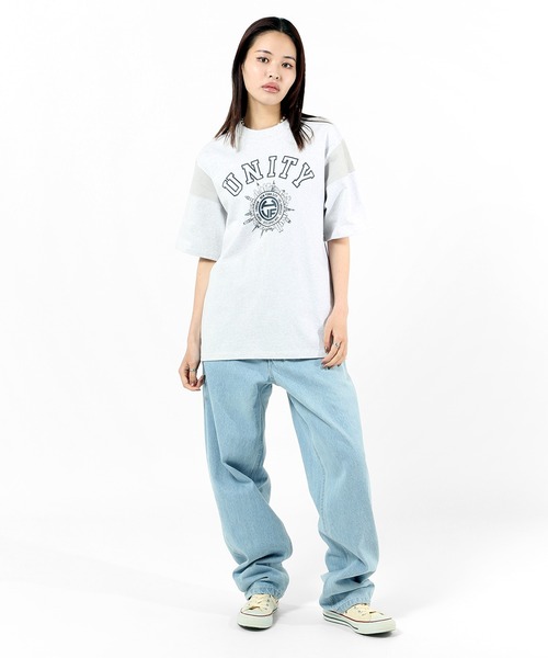 HUF（ハフ）の「INTERNATIONALLY KNOWN FOOTBALL CREW / HUF Tシャツ フットボールクルー（Tシャツ/カットソー・メンズ・ブラック/ローズ/アッシュグレー・X-SMALL/SMALL/MEDIUM/LARGE/X-LARGE/XX-LARGE）」の8枚目の写真