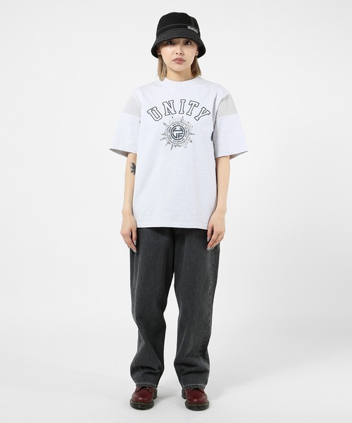 HUF（ハフ）の「INTERNATIONALLY KNOWN FOOTBALL CREW / HUF Tシャツ フットボールクルー（Tシャツ/カットソー・メンズ・ブラック/ローズ/アッシュグレー・X-SMALL/SMALL/MEDIUM/LARGE/X-LARGE/XX-LARGE）」の22枚目の写真