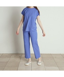 KID BLUE ルームウェア ピンク　正規品　明日まで KID BLUE(キッドブルー)｜Wガーゼラインチェックパジャマ/ピンク