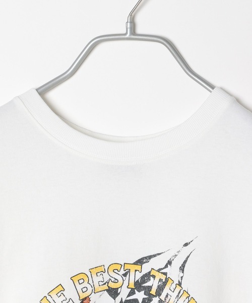 PBLIM（ページボーイリム）の「PBLIM/イーグルモチーフルーズT（Tシャツ/カットソー・レディース・オフホワイト/チャコールグレー/ブラウン・MEDIUM/LARGE）」の8枚目の写真