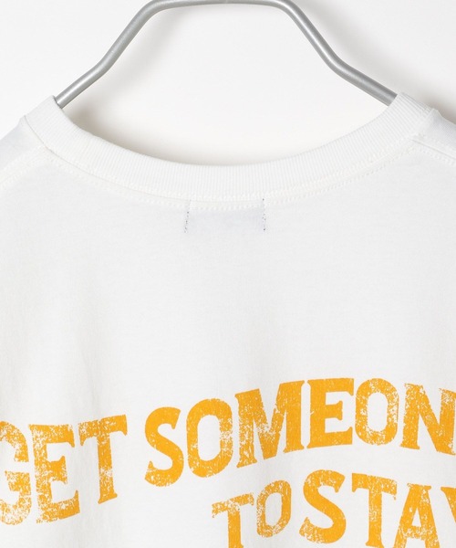 PBLIM（ページボーイリム）の「PBLIM/イーグルモチーフルーズT（Tシャツ/カットソー・レディース・オフホワイト/チャコールグレー/ブラウン・MEDIUM/LARGE）」の21枚目の写真