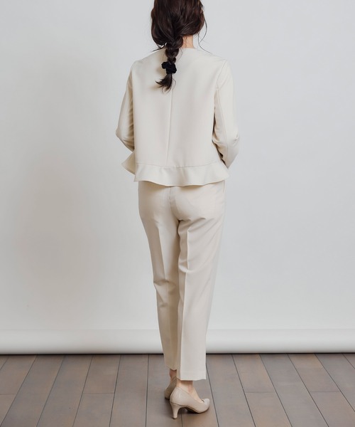 セットアップ可能】後ろポケットパールパンツ（スラックス）｜PICCIN