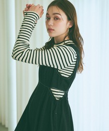 mysty woman | 袖ボタンタートルニット 972192(ニット/セーター)