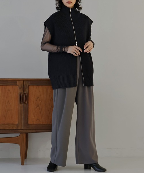 hellam（へラム）の「ハイネックニットベスト（ベスト）」 - WEAR