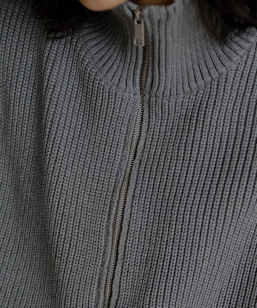 hellam（へラム）の「ハイネックニットベスト（ベスト・レディース・杢グレー/アイボリー/ブラック/ホワイト/グレイッシュベージュ・FREE）」の20枚目の写真