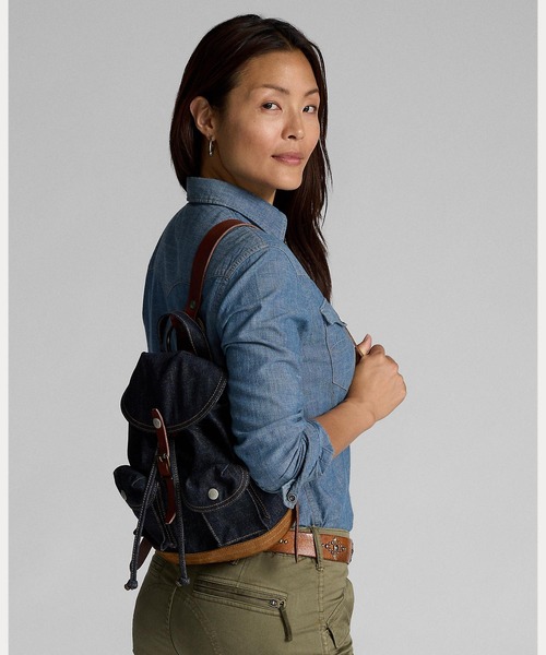 ミニ デニム リュックサック（バックパック/リュック）｜RRL（ダブル