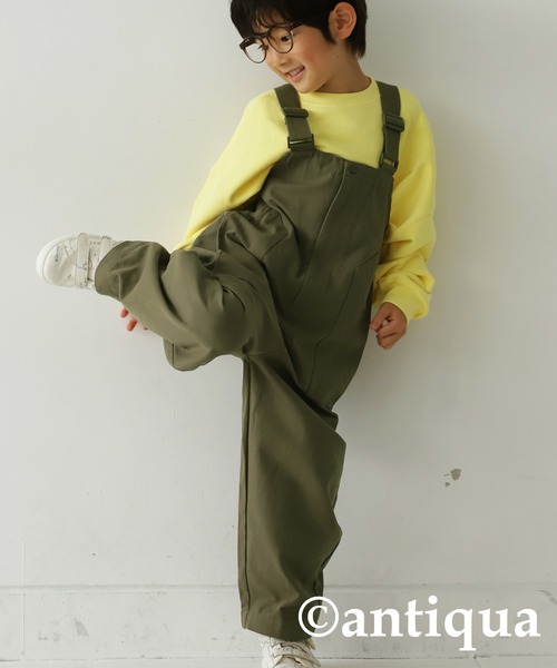 antiqua（アンティカ）の「ハントベストサロペット（サロペット/オーバーオール・キッズ・ブラック/カーキ・150/130/140/160）」の17枚目の写真