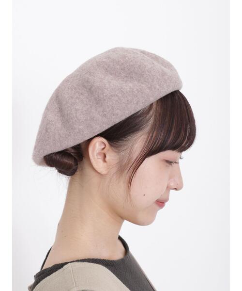 Samansa Mos2（サマンサ モスモス）の「杢カラーベレー帽（ハット・レディース・グリーン/ブラック/モカ・F）」の10枚目の写真