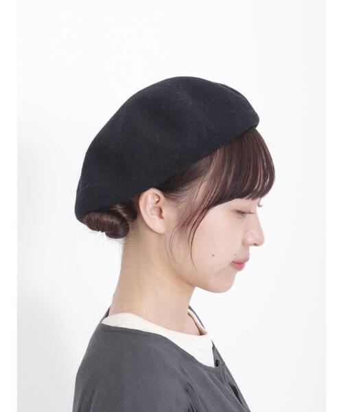 Samansa Mos2（サマンサ モスモス）の「杢カラーベレー帽（ハット・レディース・グリーン/ブラック/モカ・F）」の14枚目の写真