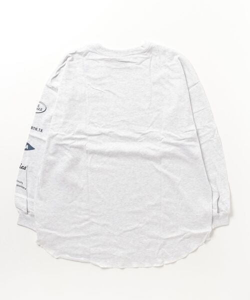 Dickies(ディッキーズ)の「Dickies ディッキーズ 長袖ロングTシャツ(Tシャツ/カットソー・レディース・オートミール/ライトグレー/ブラック/ピンク・フリー)」の15枚目の写真