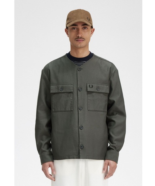 FRED PERRY（フレッドペリー）の「Collarless Overshirt（シャツ