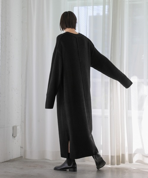 モナリザワンピース　新品 センターリンキングリラックスニットワンピース（ワンピース