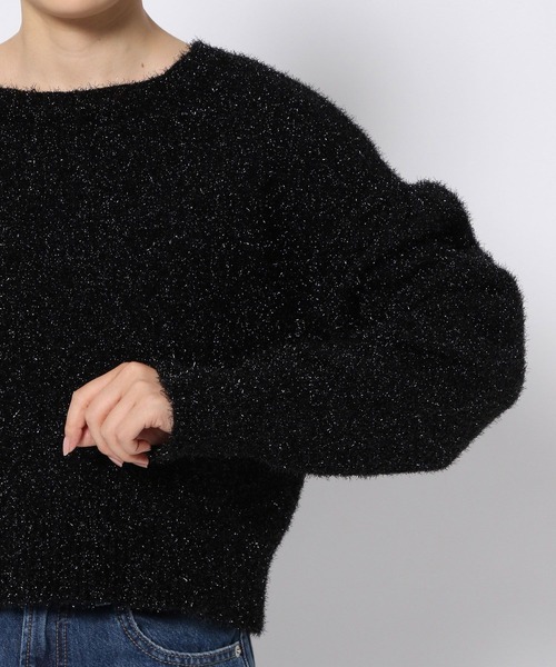 セール】ラメボリュームプルオーバーLS 973820（ニット/セーター