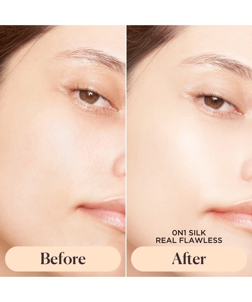 LAURA MERCIER（ローラメルシエ）の「リアル　フローレス　ウェイトレス　パーフェクティング　ファンデーション（ファンデーション・レディース・0C1（OPAL） 特に明るいピンクオークル/2C2 SOFT SAND 中間的なピンクオークル/1W1 CASHMEREやや明るいベージュオークル/1N2（VANILLE） やや明るめのオークル/1C2 CHIFFON やや明るめのピンクオークル/0N1 SILK/2N1 CASHEW・FREE）」の18枚目の写真