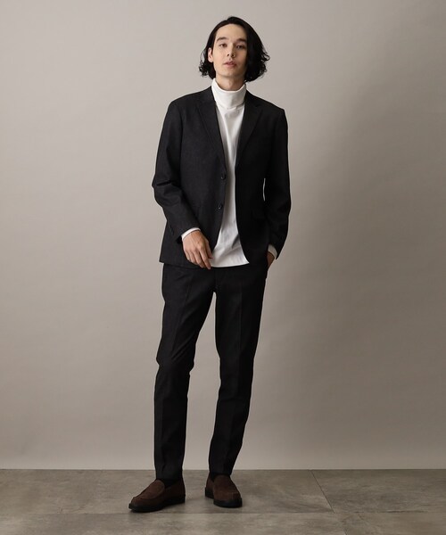 THE SHOP TK （ザ ショップ ティーケー ）の「◆【セットアップ対応可/色落ちしにくい】ストレッチデニムスラックス（デニムパンツ・メンズ・ブルー系その他/ブラック・03/02/01/04）」の5枚目の写真