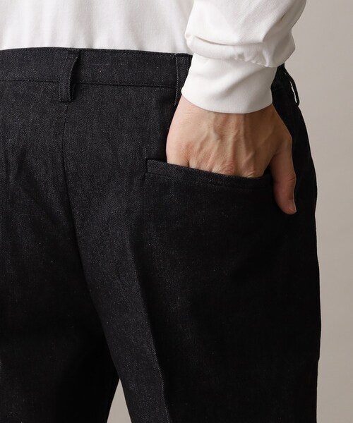THE SHOP TK （ザ ショップ ティーケー ）の「◆【セットアップ対応可/色落ちしにくい】ストレッチデニムスラックス（デニムパンツ・メンズ・ブルー系その他/ブラック・03/02/01/04）」の17枚目の写真