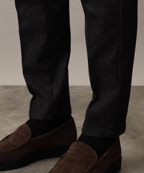 THE SHOP TK （ザ ショップ ティーケー ）の「◆【セットアップ対応可/色落ちしにくい】ストレッチデニムスラックス（デニムパンツ・メンズ・ブルー系その他/ブラック・03/02/01/04）」の20枚目の写真