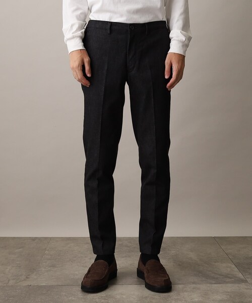 THE SHOP TK （ザ ショップ ティーケー ）の「◆【セットアップ対応可/色落ちしにくい】ストレッチデニムスラックス（デニムパンツ・メンズ・ブルー系その他/ブラック・03/02/01/04）」の21枚目の写真