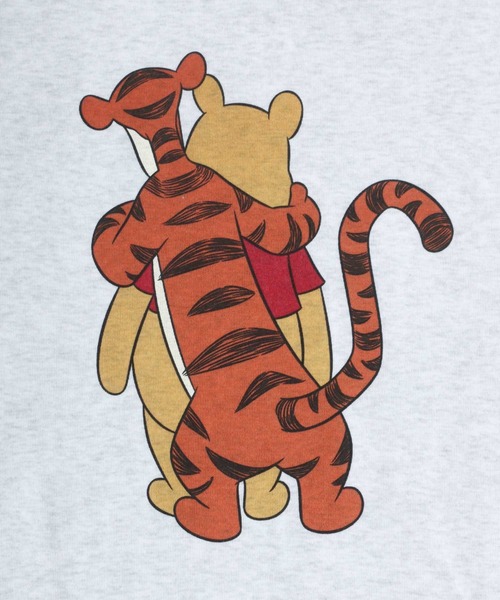 Disney(ディズニー)の「Disney(ディズニー)キャラクター後ろ姿バックプリント スウェットトレーナーパーカー(裏起毛)/モンスターズインク・くまのプーさん・チップとデール・ミッキーマウス(パーカー・レディース・ベージュ/ピンク/ブルー/ホワイト系その他・M/L)」の8枚目の写真