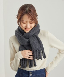 ROPE' PICNIC | バルキーフリンジリブマフラー(マフラー)