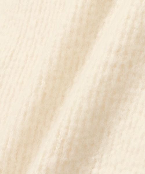 ROPE' PICNIC（ロペピクニック）の「バルキーフリンジリブマフラー（マフラー・レディース・チャコールグレー/キナリ/ターコイズブルー/ピンク/ダークラベンダー/ライトグレー・FREE）」の17枚目の写真