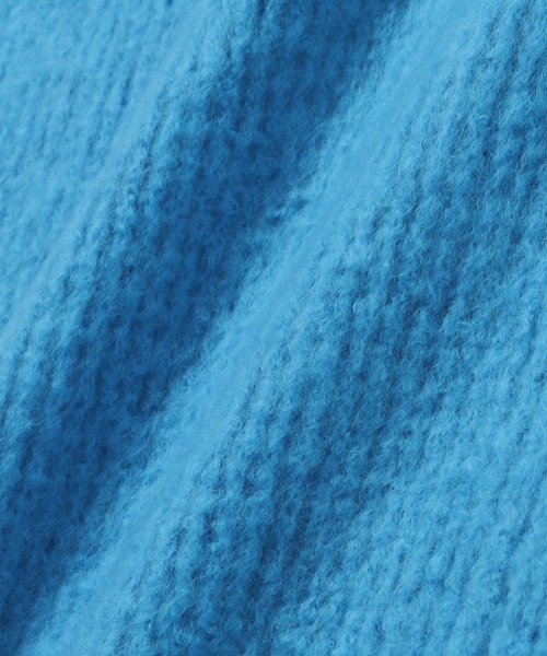 ROPE' PICNIC（ロペピクニック）の「バルキーフリンジリブマフラー（マフラー・レディース・チャコールグレー/キナリ/ターコイズブルー/ピンク/ダークラベンダー/ライトグレー・FREE）」の18枚目の写真