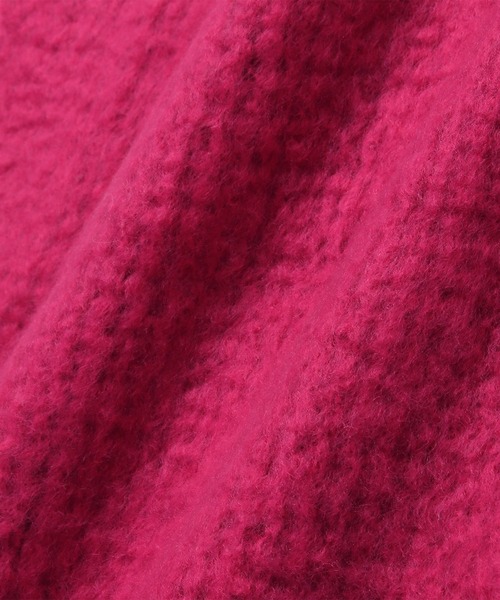 ROPE' PICNIC（ロペピクニック）の「バルキーフリンジリブマフラー（マフラー・レディース・チャコールグレー/キナリ/ターコイズブルー/ピンク/ダークラベンダー/ライトグレー・FREE）」の19枚目の写真